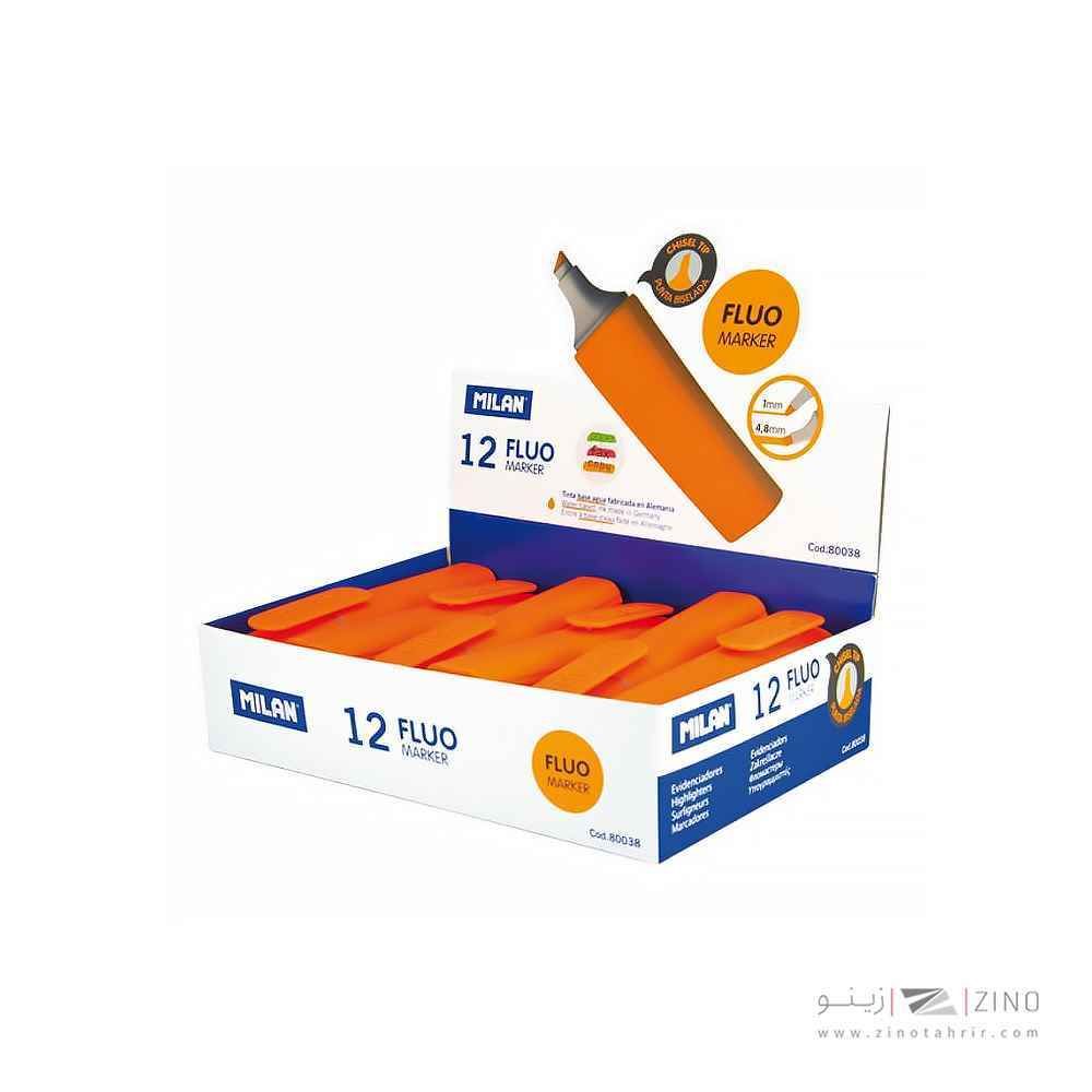 علامت زن نارنجی فلورسنت میلان کد80038