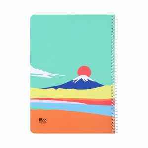 دفتر60برگ وزیری سیمی فانتزی الیپون کد223کارتن72عددی