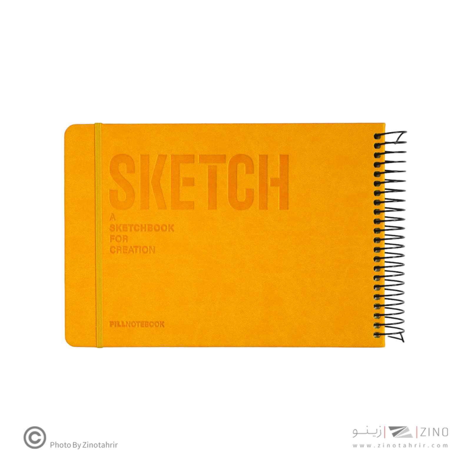 دفترطراحی60برگA5کاغذ127گرم پیل سری اسکچ