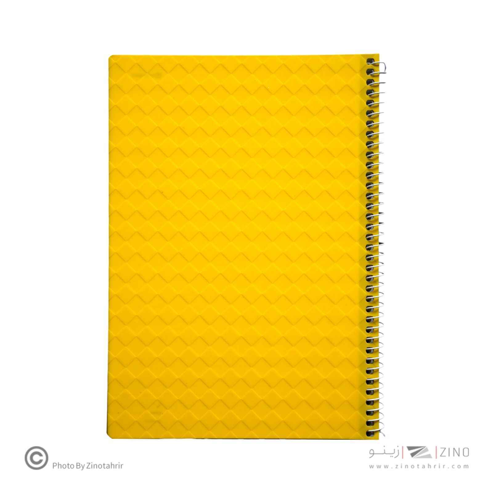 دفتر100برگ وزیری سیمی طلقی(دایموند)سوپربایند