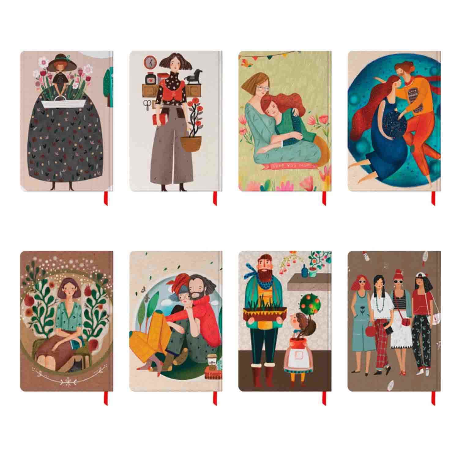 دفتر100برگ بولت ژورنال رقعی21*15مسترنوت کد564کارتن30عددی