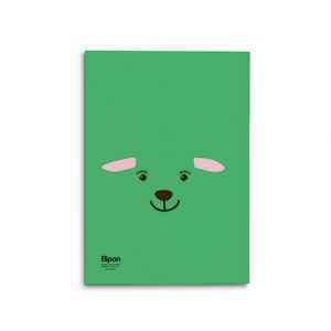 دفتر40برگ وزیری شومیزکلاسیک الیپون کد210کارتن 112عددی