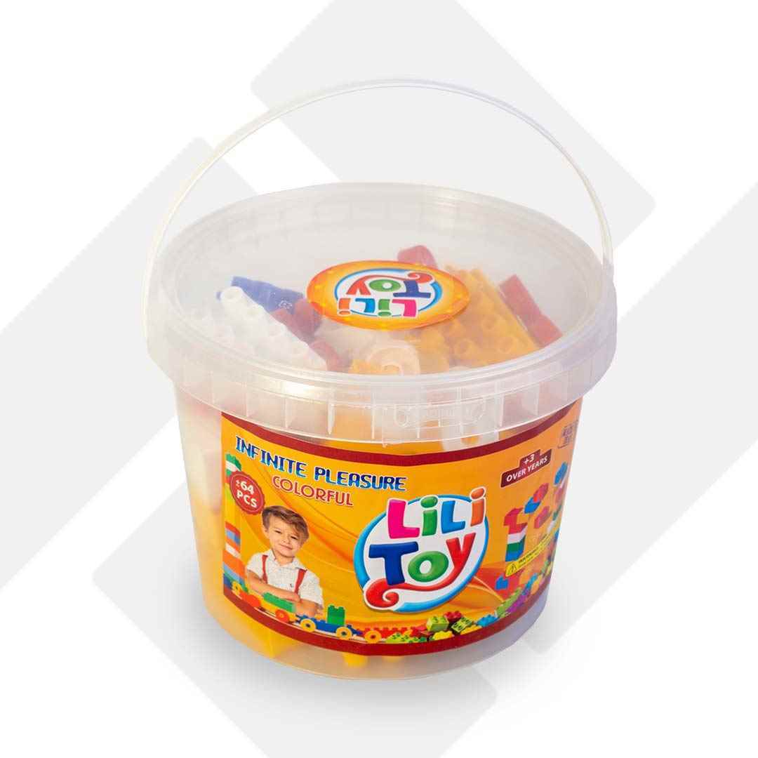 لگو سطلی 64 تکه لی لی توی 36