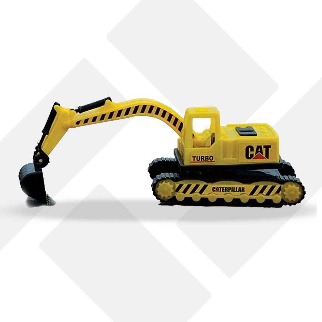 تریلی کمرشکن با حمل بیل مکانیکی وکیوم مکس 12