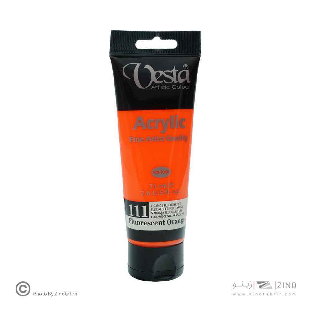 رنگ اکریلیک 75میل رنگ خاص وستا کد111