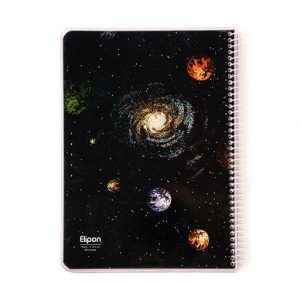 دفتر80برگ وزیری سیمی مجلدکلاسیک الیپون کد234کارتن 48