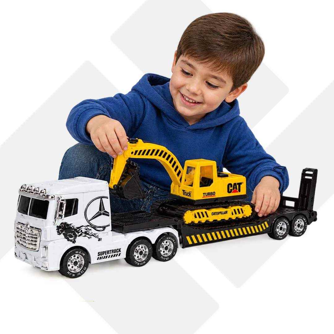 تریلی کمرشکن حمل بیل مکانیکی سلفونی مکس 20