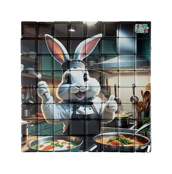 پازل سرامیکی خرگوش