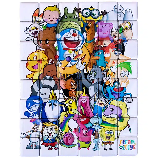 پازل سرامیکی کارتونی