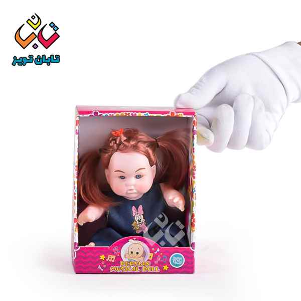 عروسک نشسته گوشتی موزیکال 300118 اسپادان 36