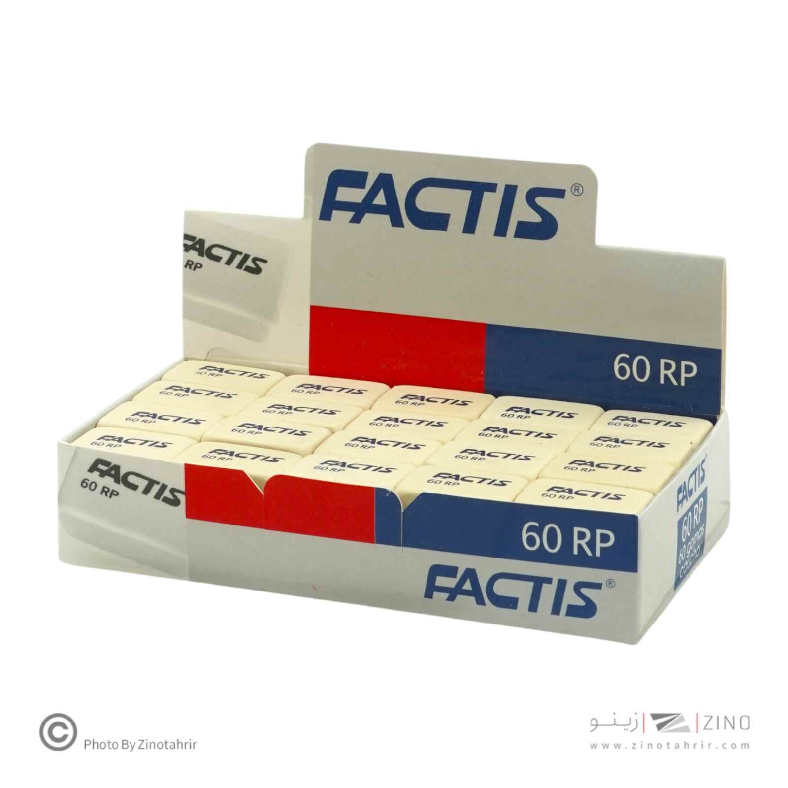 پاکن سفید 60 فکتیس*کارتن25بسته ای*
