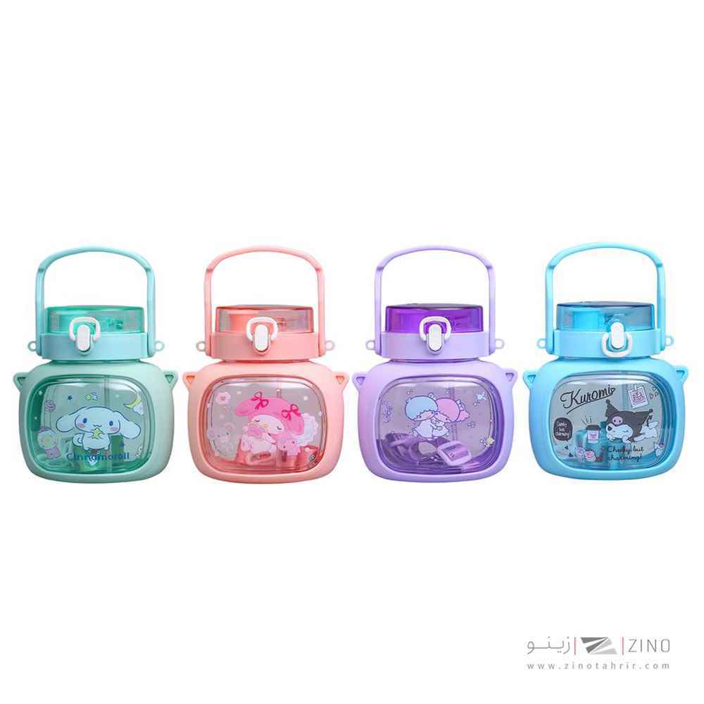 قمقمه فانتزی نی دار(دسته دار کرومی) کد0019