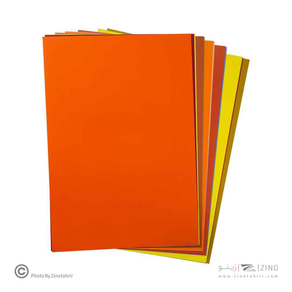 کاغذ 24رنگ34*24 روغنی کلیپس (10عددی)