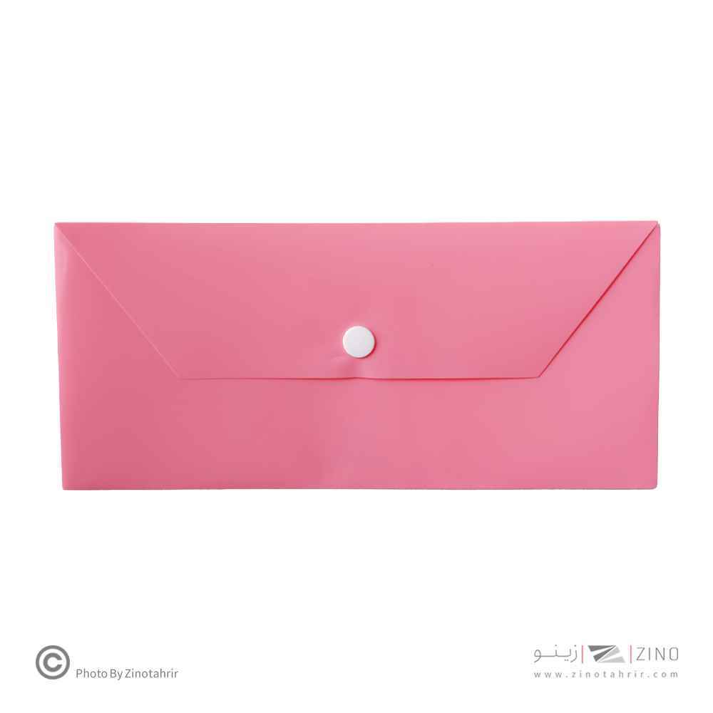 پاکت دکمه دار ملخی صورتی سوپربایند