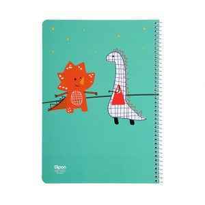 دفتر60برگ وزیری سیمی کلاسیک الیپون کد221کارتن72عددی