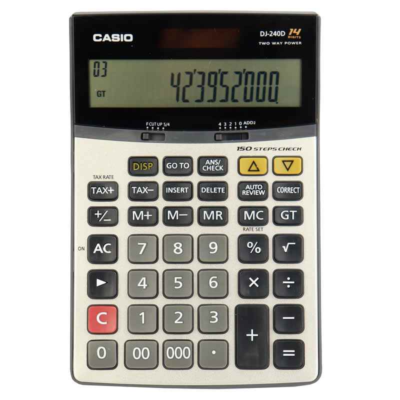 ماشین حساب کاسیو casio dj-240d
