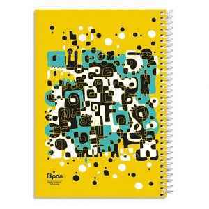 دفتر100برگ وزیری سیمی کلاسیک الیپون کد237کارتن 40