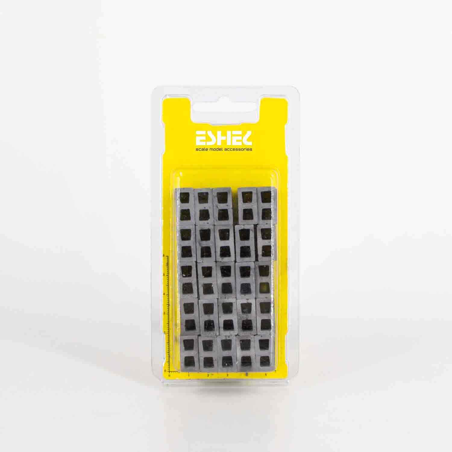 بلوک سیمانی ساده مقیاس 1/24  تعداد 400عددی اشل 