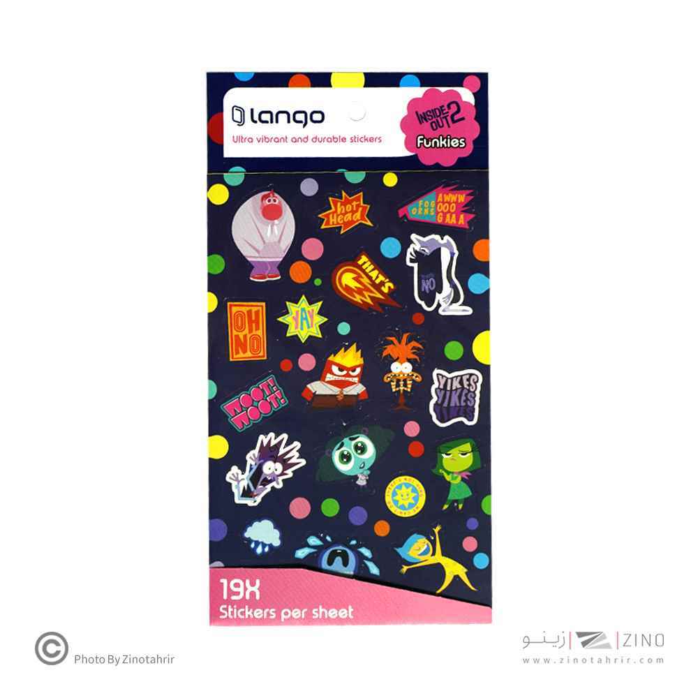 برچسب لانگو سری فانکیز طرح اینساید اوت2