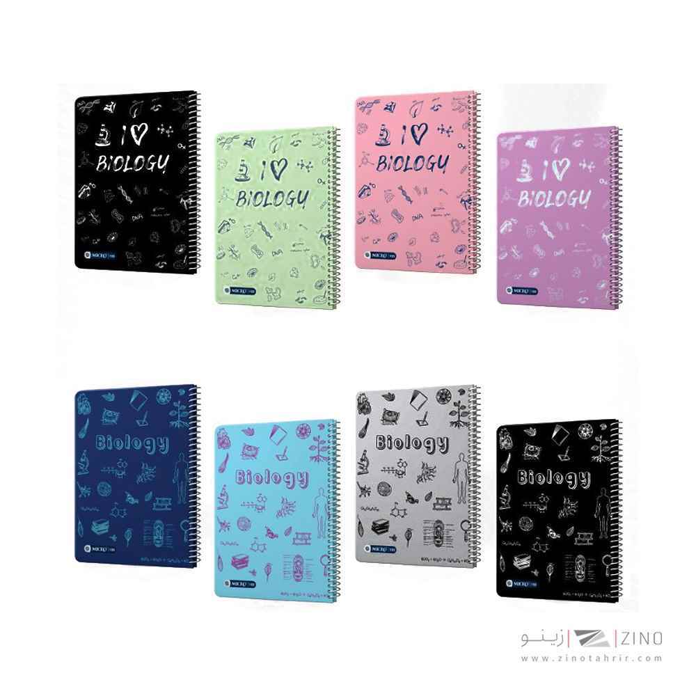 دفتر100برگ وزیری سیمی جلد سخت میکرو سری فرمول کدC71/72/73/74/75