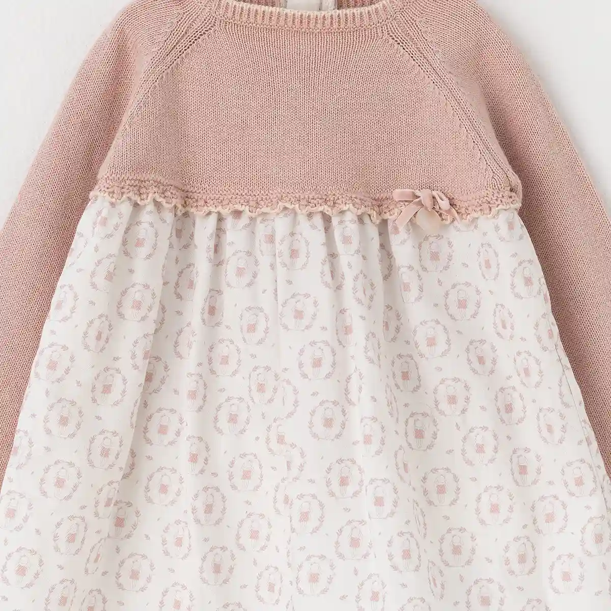 پیراهن دخترانه با تل طرح بهنیا کد 231652