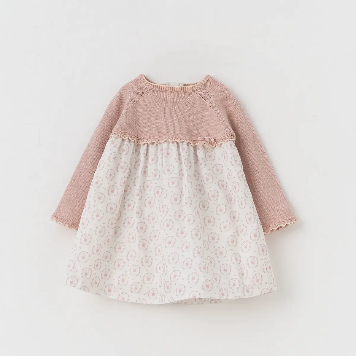 پیراهن دخترانه با تل طرح بهنیا کد 231652