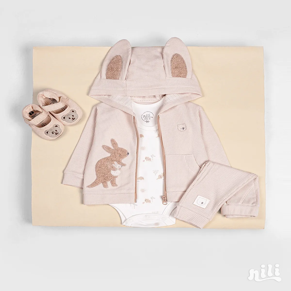 سوییشرت طرح کانگورو و دوستان 9842