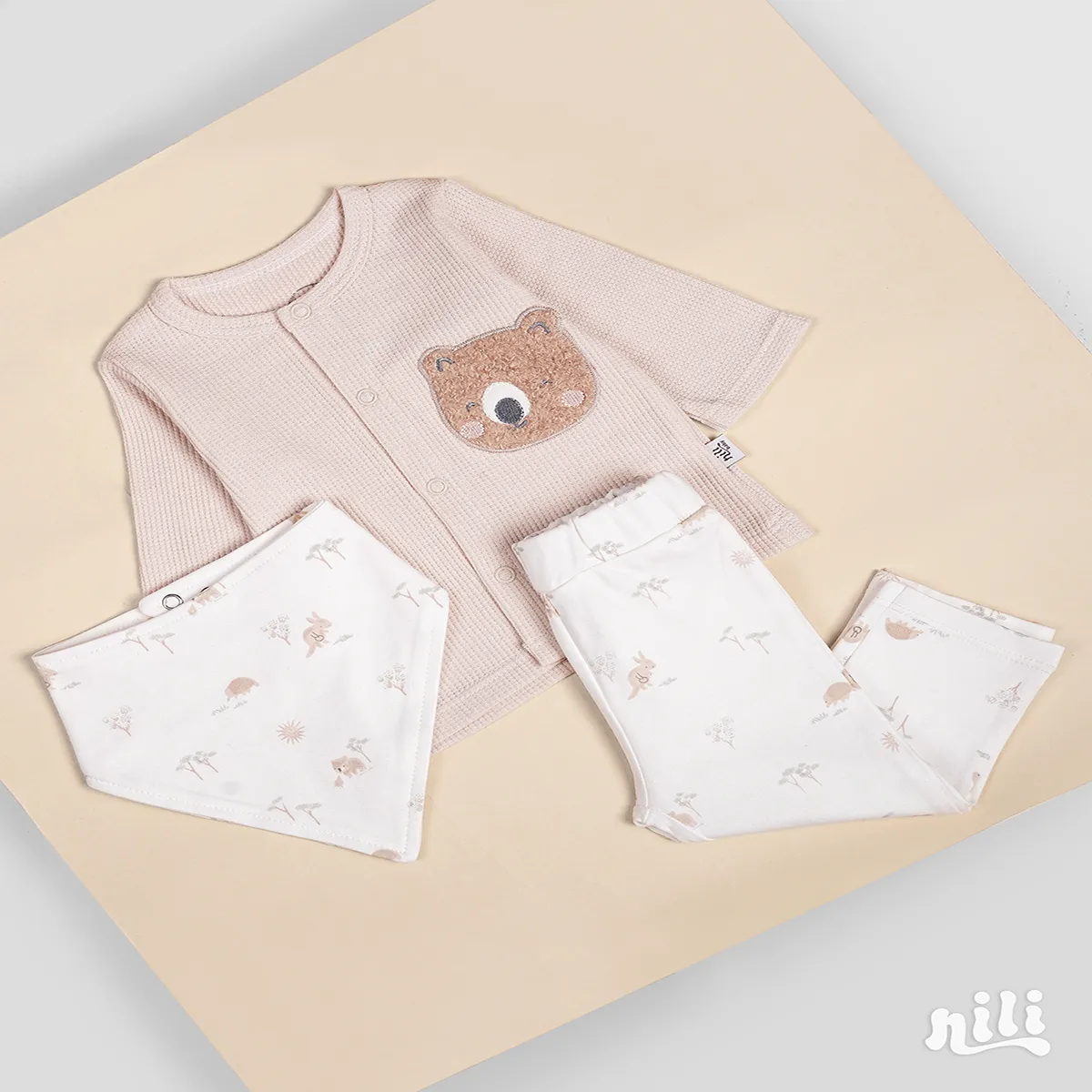 شلوار تمام چاپ طرح کانگورو و دوستان 9843