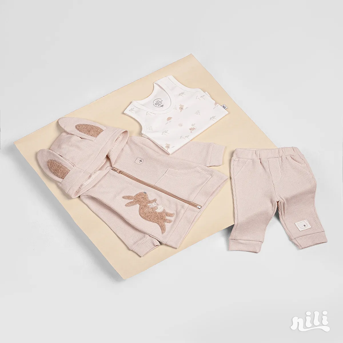 شلوار ساده طرح کانگورو و دوستان 9811