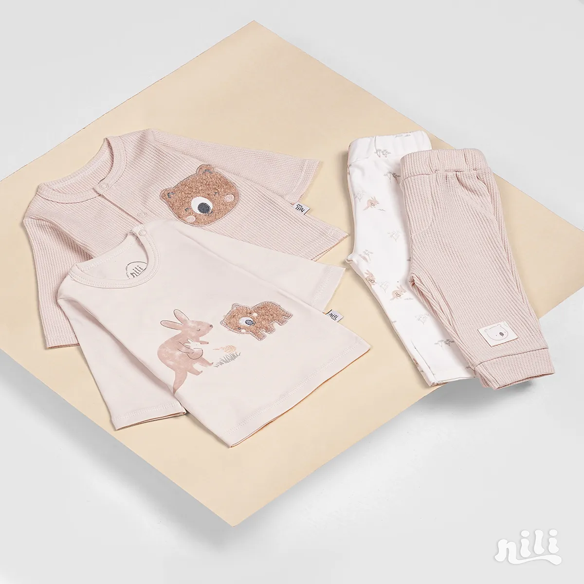 بلوز آستین بلند طرح کانگورو و دوستان 9815