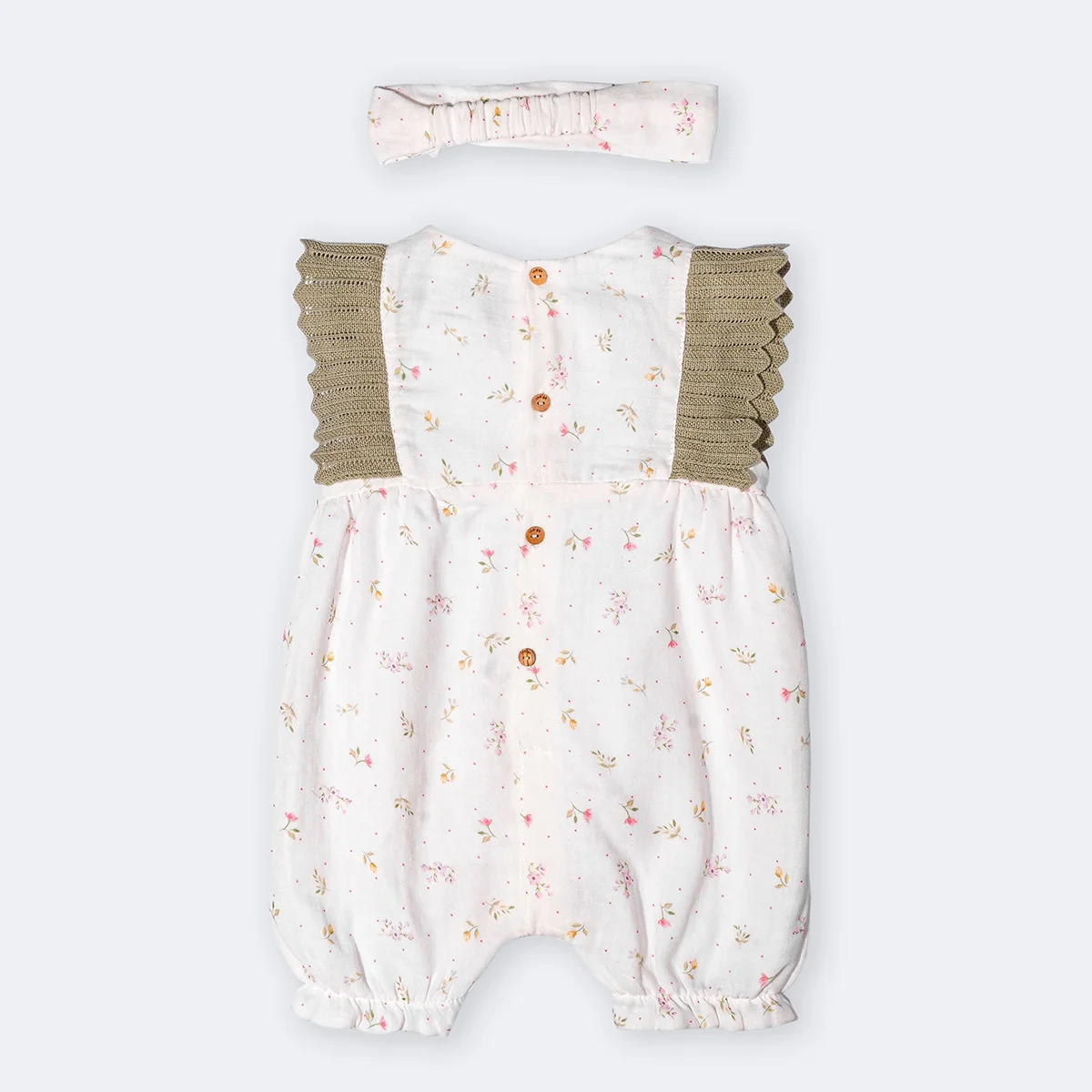 رامپر دخترانه با تل طرح مهگل کد 14110