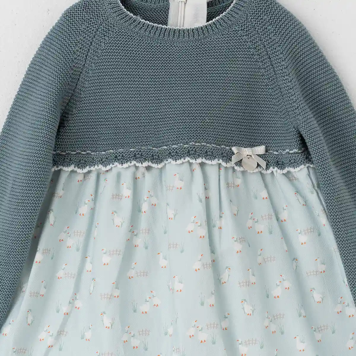 پیراهن دخترانه با تل طرح ماهورا کد 231692