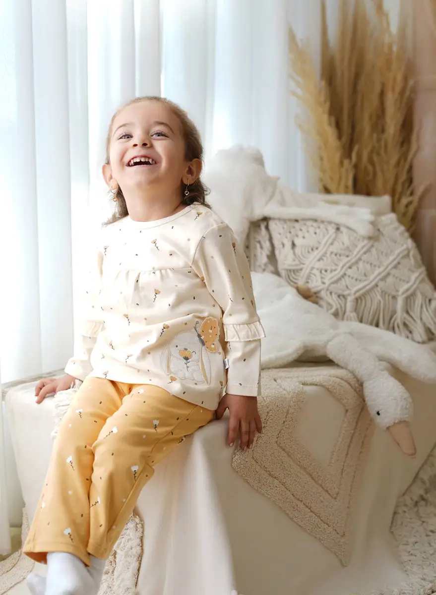 بلوز آستین بلند و شلوار مرلین 9550