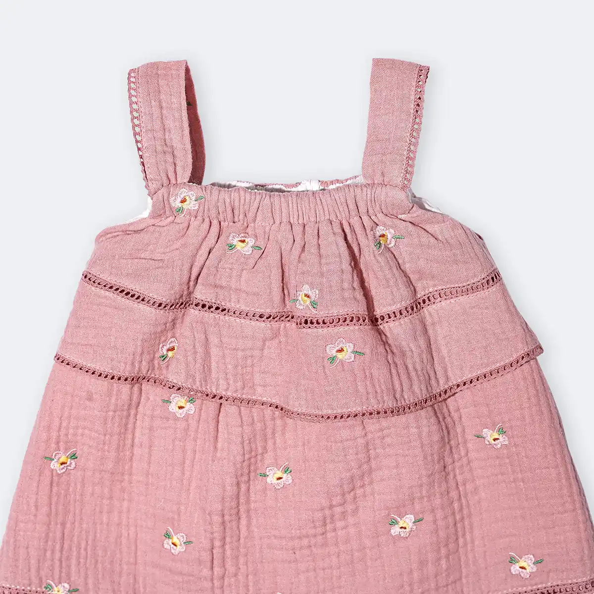 پیراهن دخترانه با تل طرح نلی کد 141531