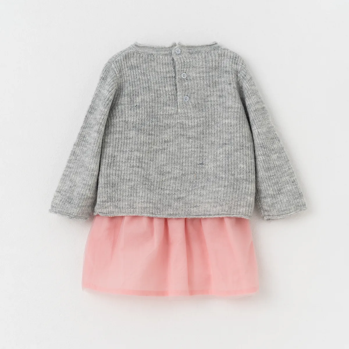 بلوز و سارافون دخترانه با تل طرح رویسا کد 23188