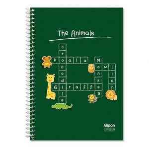 دفتر60برگ چهارخط وزیری سیمی الیپون جلدنرم فانتزی کد291کارتن72عددی