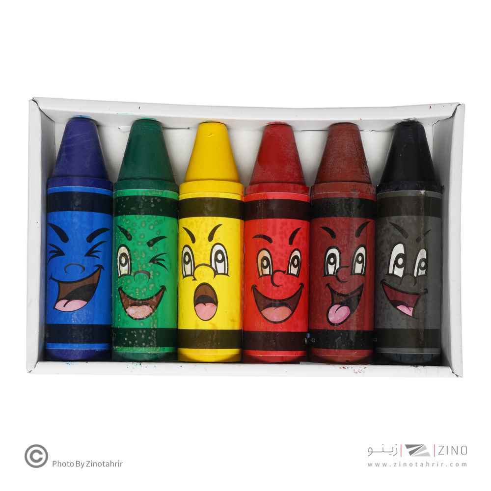 پاستل روغنی6رنگ سوپر جامبو اسکول فنز کد92433