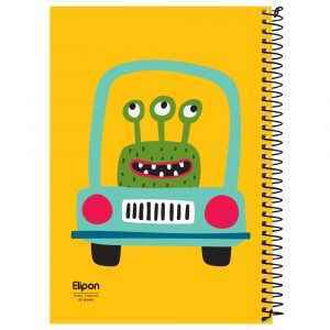 دفتر60برگ وزیری سیمی مجلدفانتزی الیپون کد227کارتن60عددی