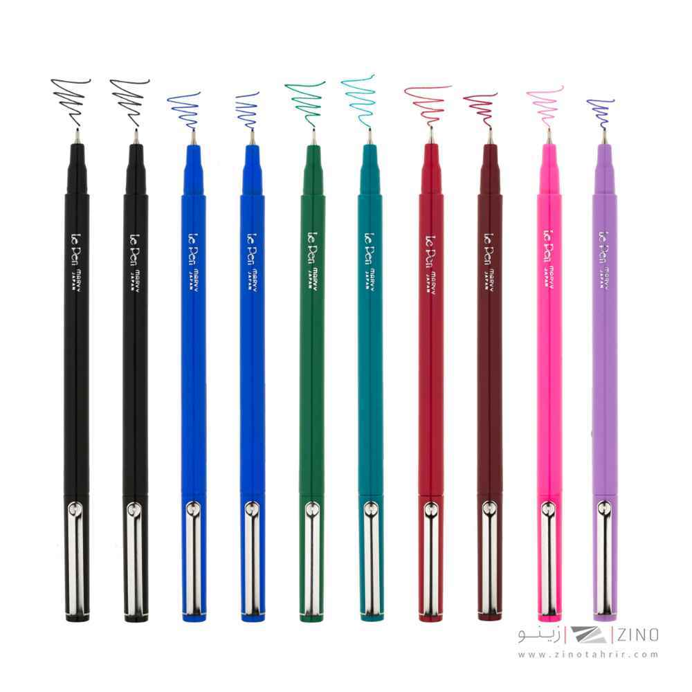 روان نویس نوک نمدی 10رنگ یوشیداکد4300-10A