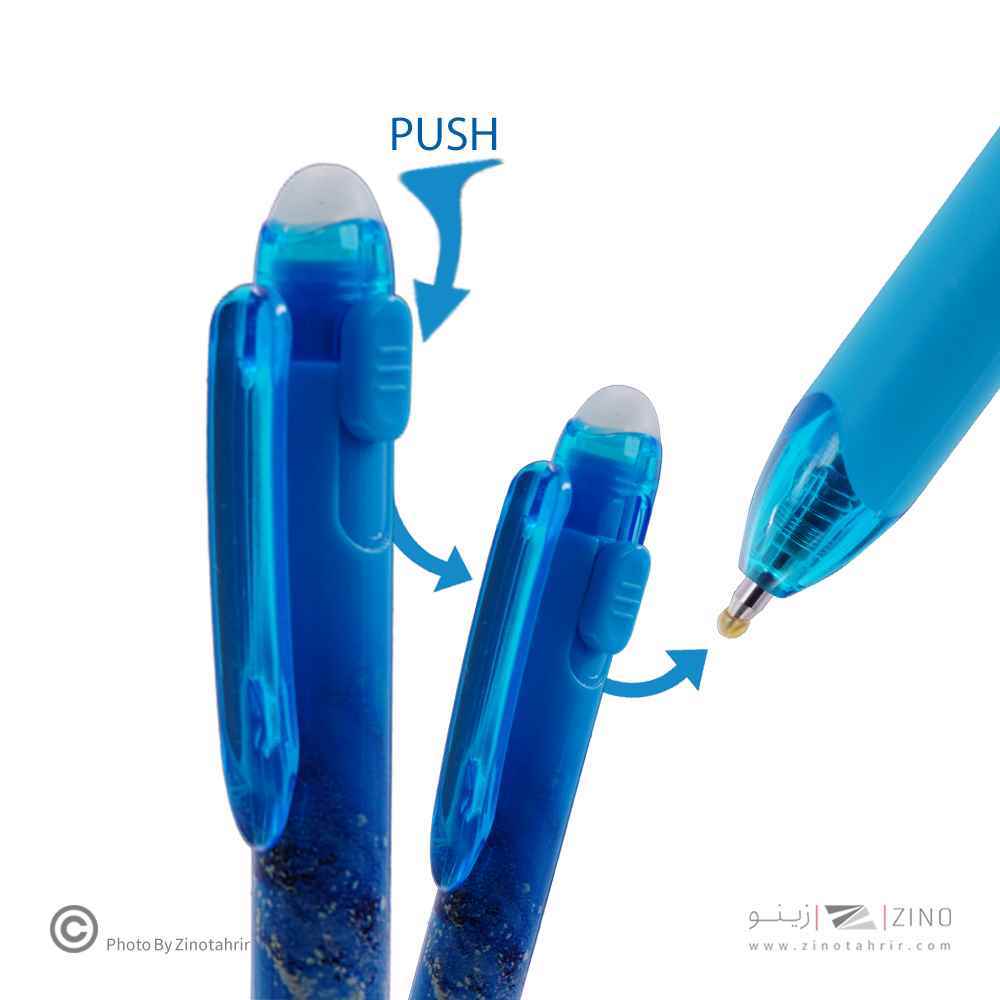 خودکار پاکشو فشاری (رنگ جور)استند56عددی اسکول فنز کد921204