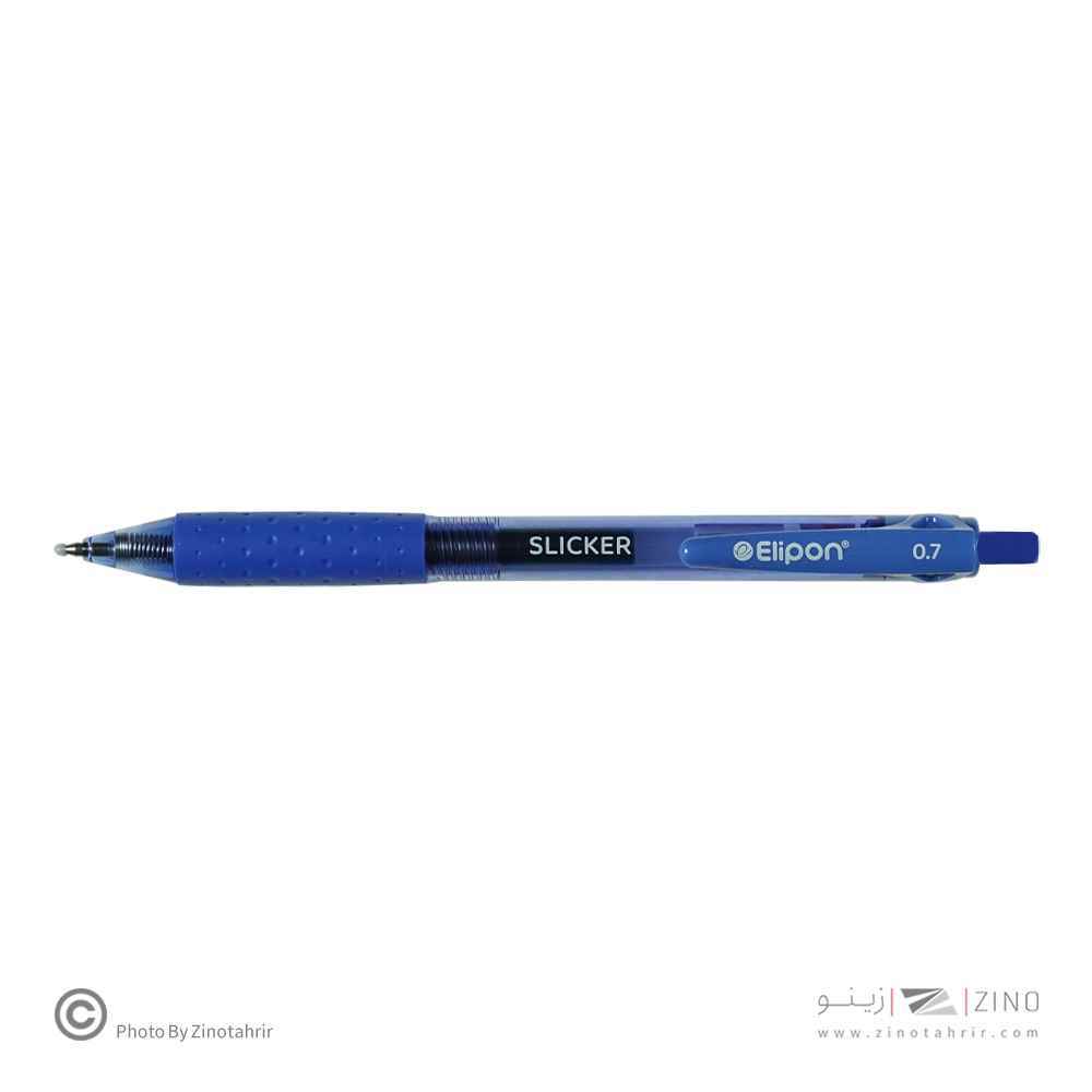 روان نویس فشاری اسلیکر آبی 0/7 الیپون