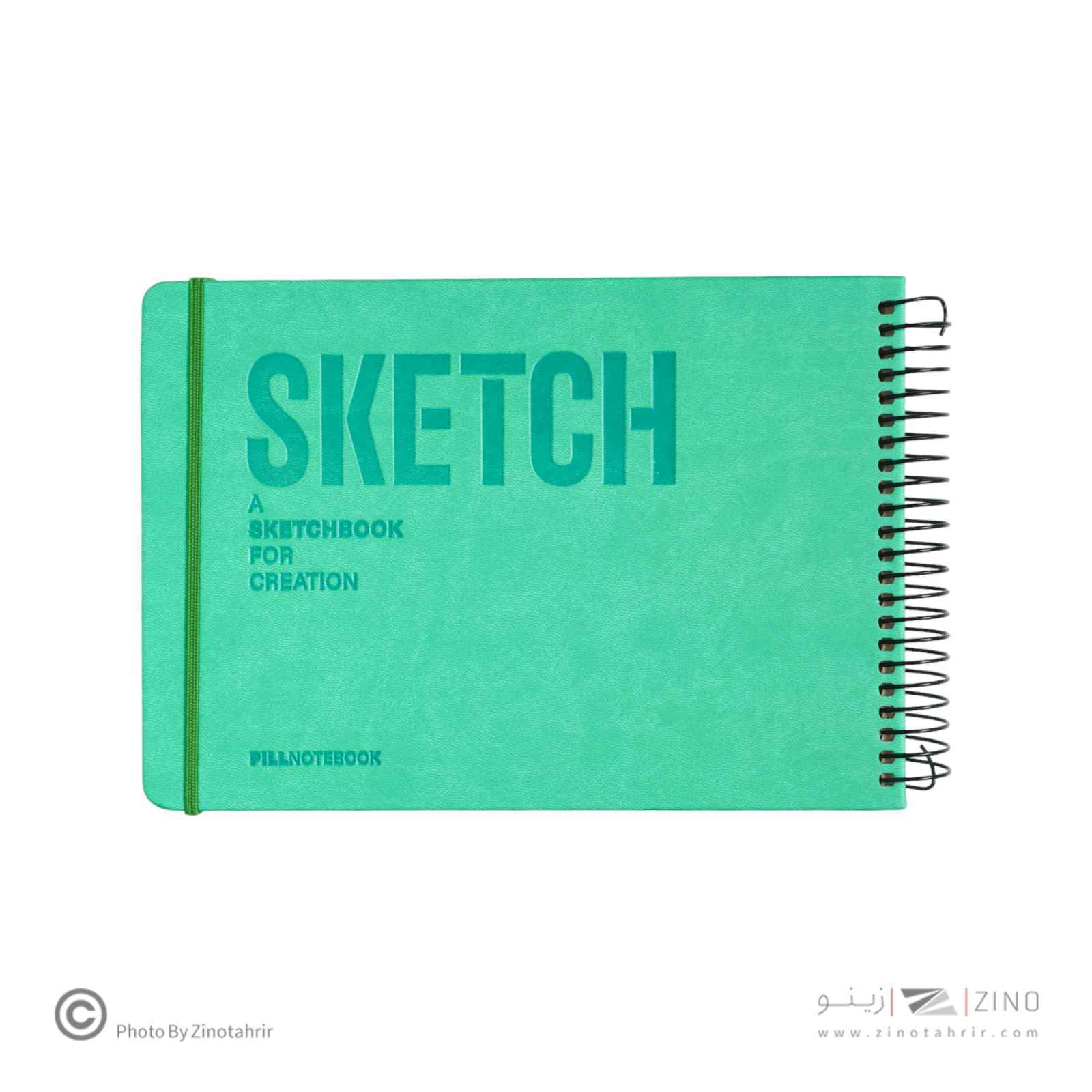 دفترطراحی60برگA5کاغذ127گرم پیل سری اسکچ