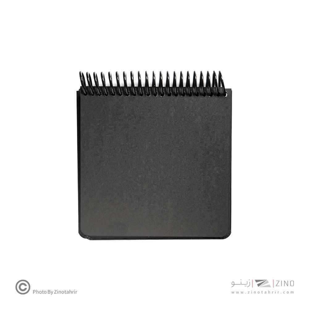 دفتر80برگ کاغذ مشکی(بی خط)140*140سیمی جلد سخت لانگو کدBN-405