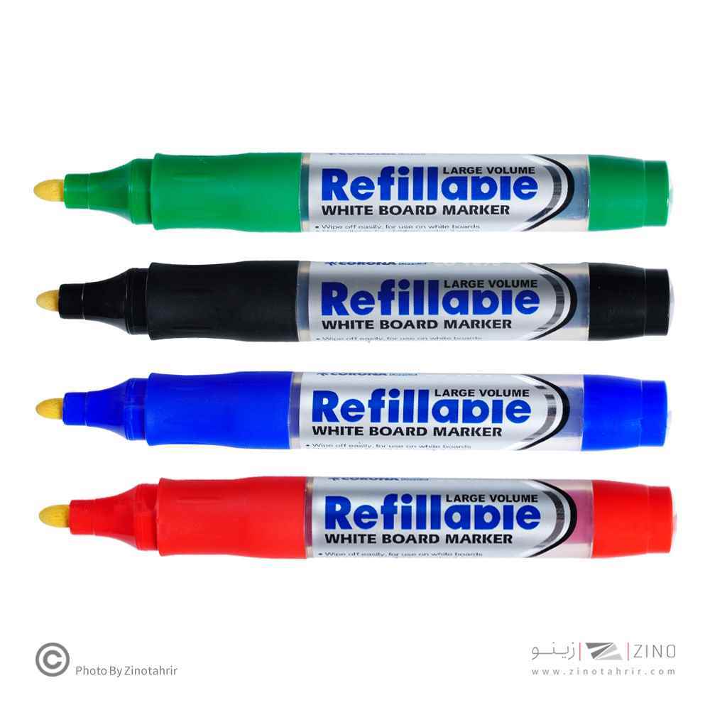 ماژیک وایت برد گرد شارژی کرونا کد1070