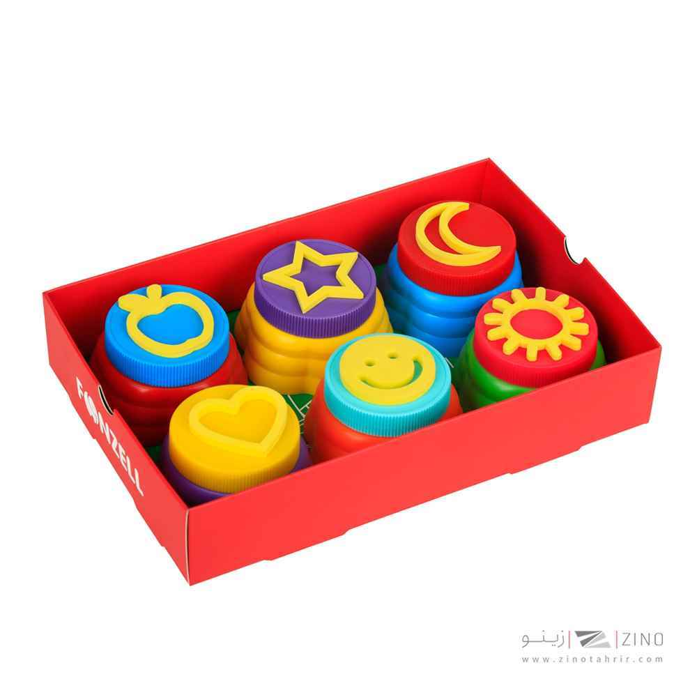 رنگ انگشتی6رنگ فونزل کد685092