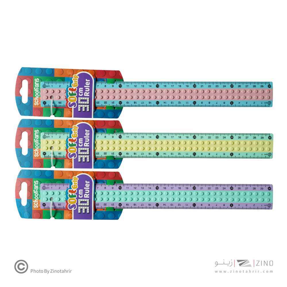 خط کش30سانت لگویی پاستلی اسکول فنز کد923303