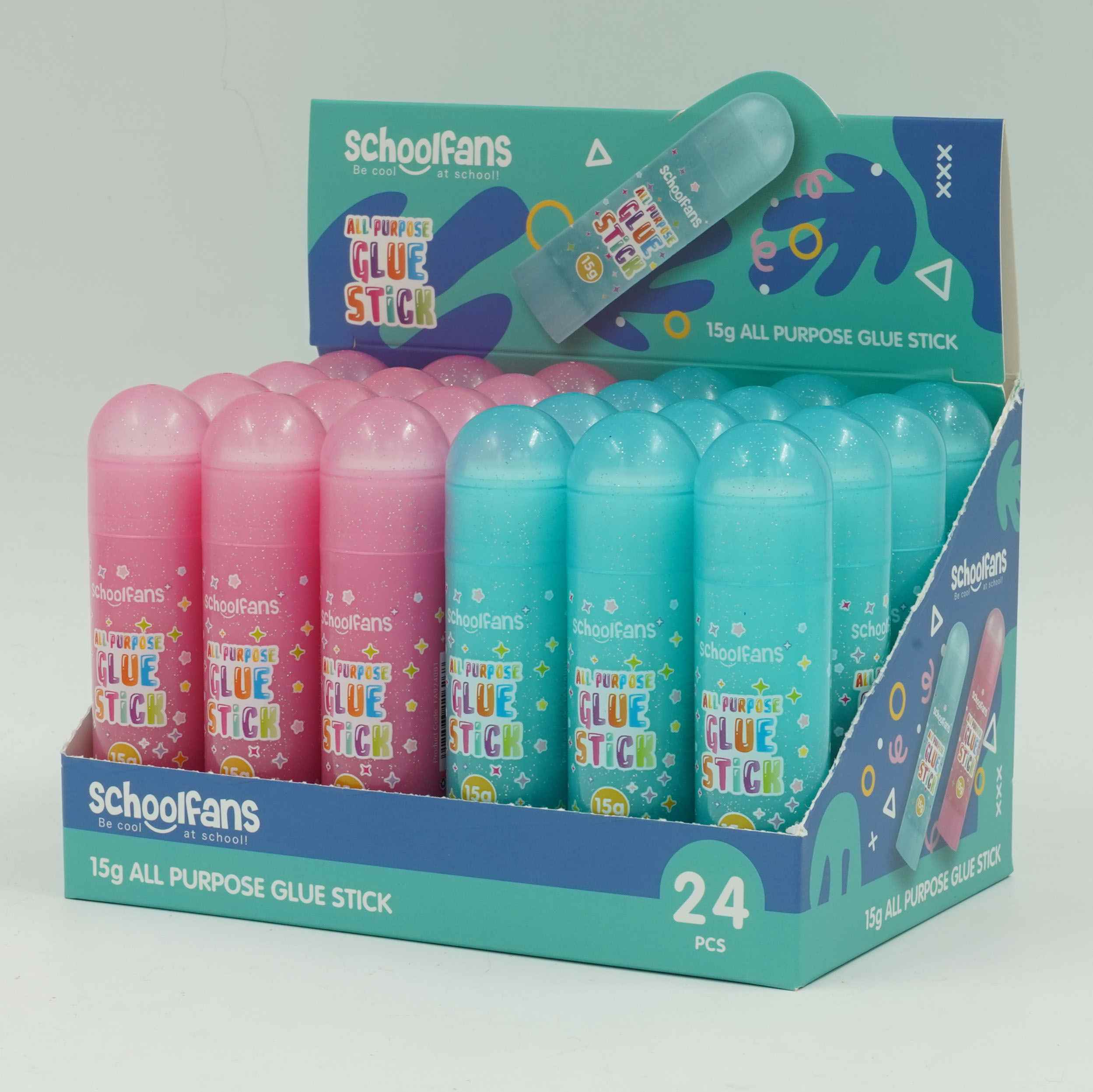 چسب ماتیکی15گرم فانتزی اسکول فنز کد924001