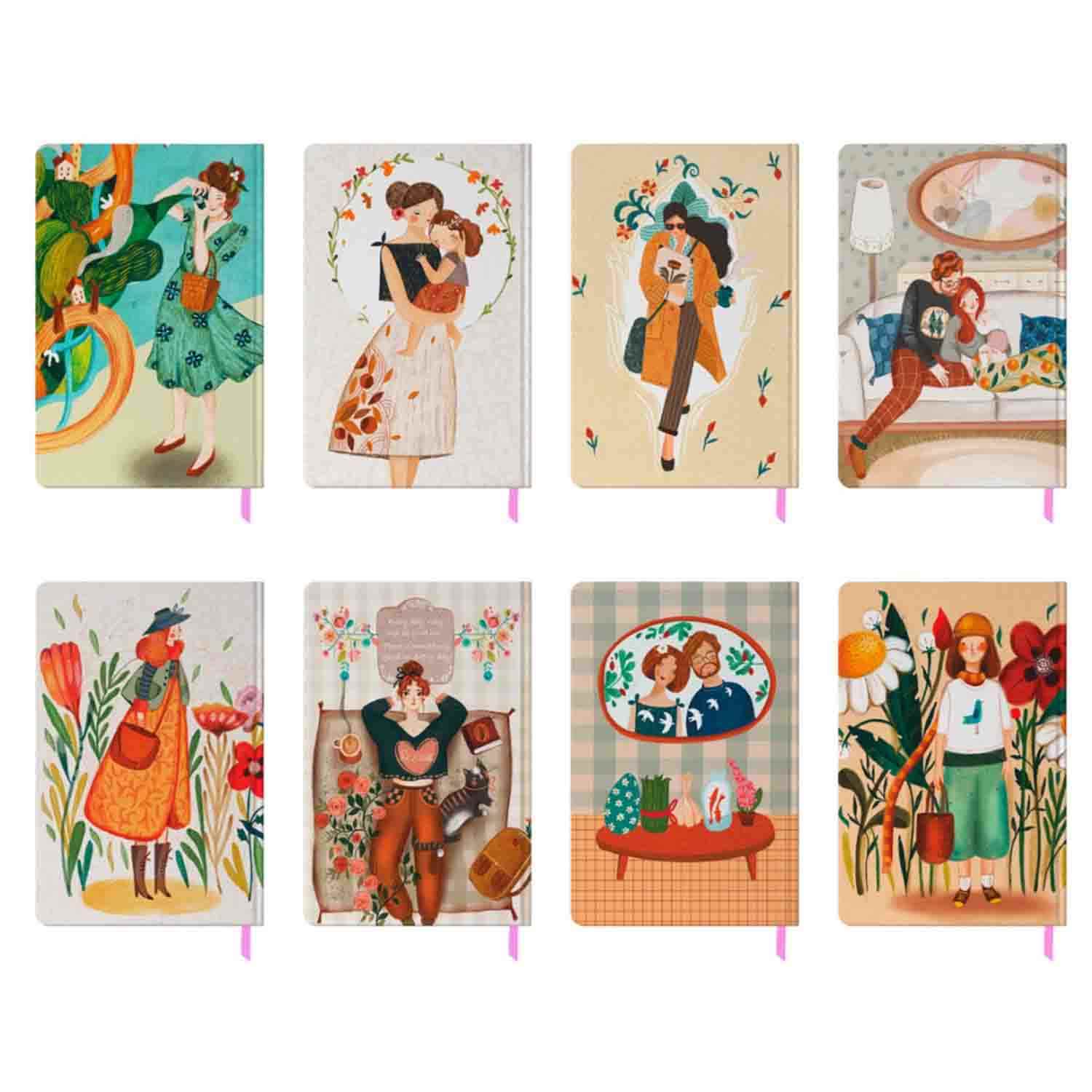 پلنررنگی هفتگی رقعی جلدسخت 15*21 مسترنوت کد406 کارتن 38عددی 