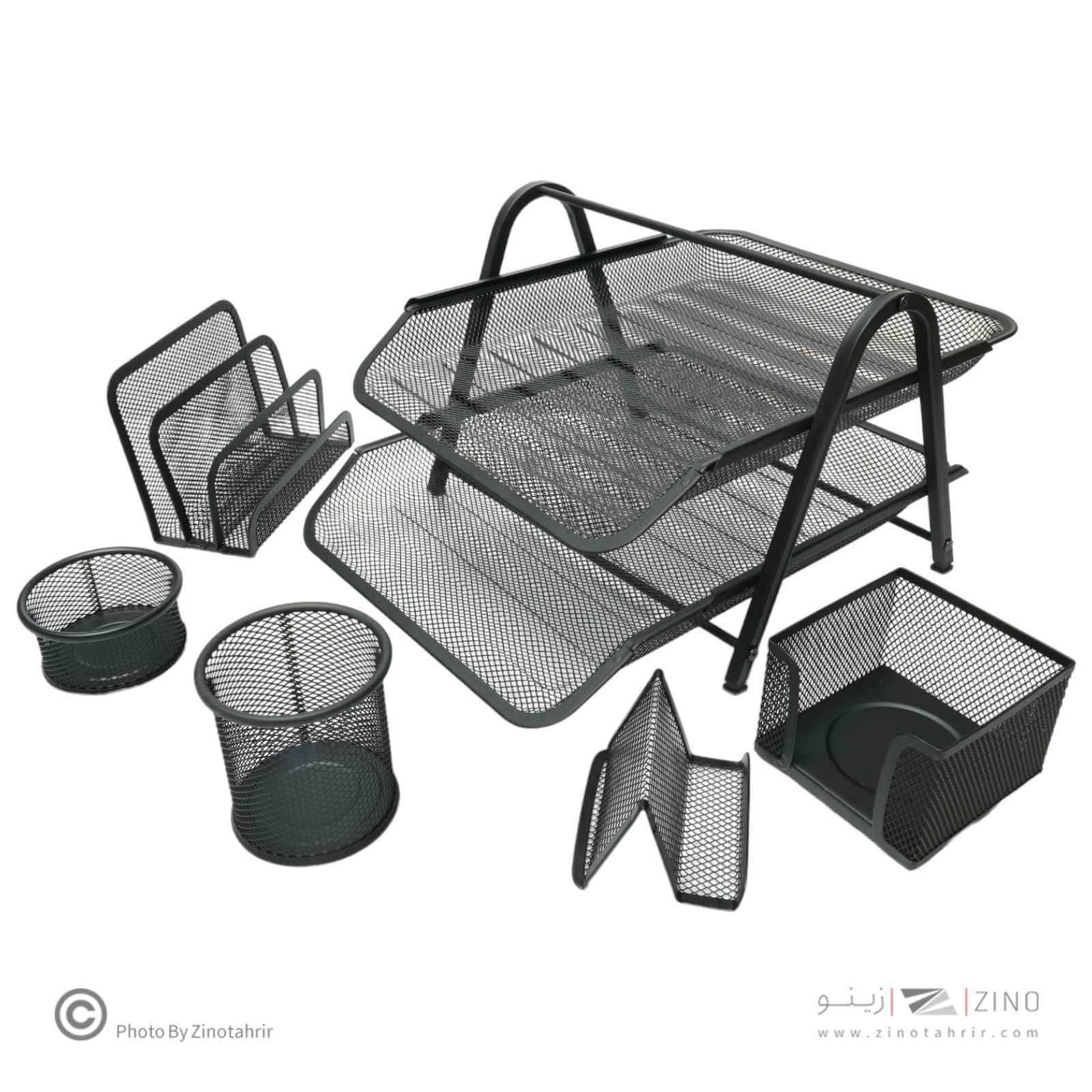 ست رومیزی 6 تکه فلزی کرونا 