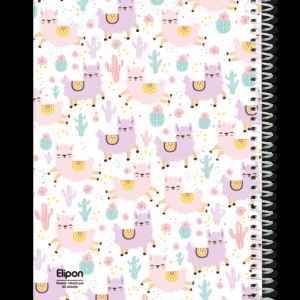 دفتر40برگ وزیری سیمی فانتزی الیپون کد214کارتن96عددی